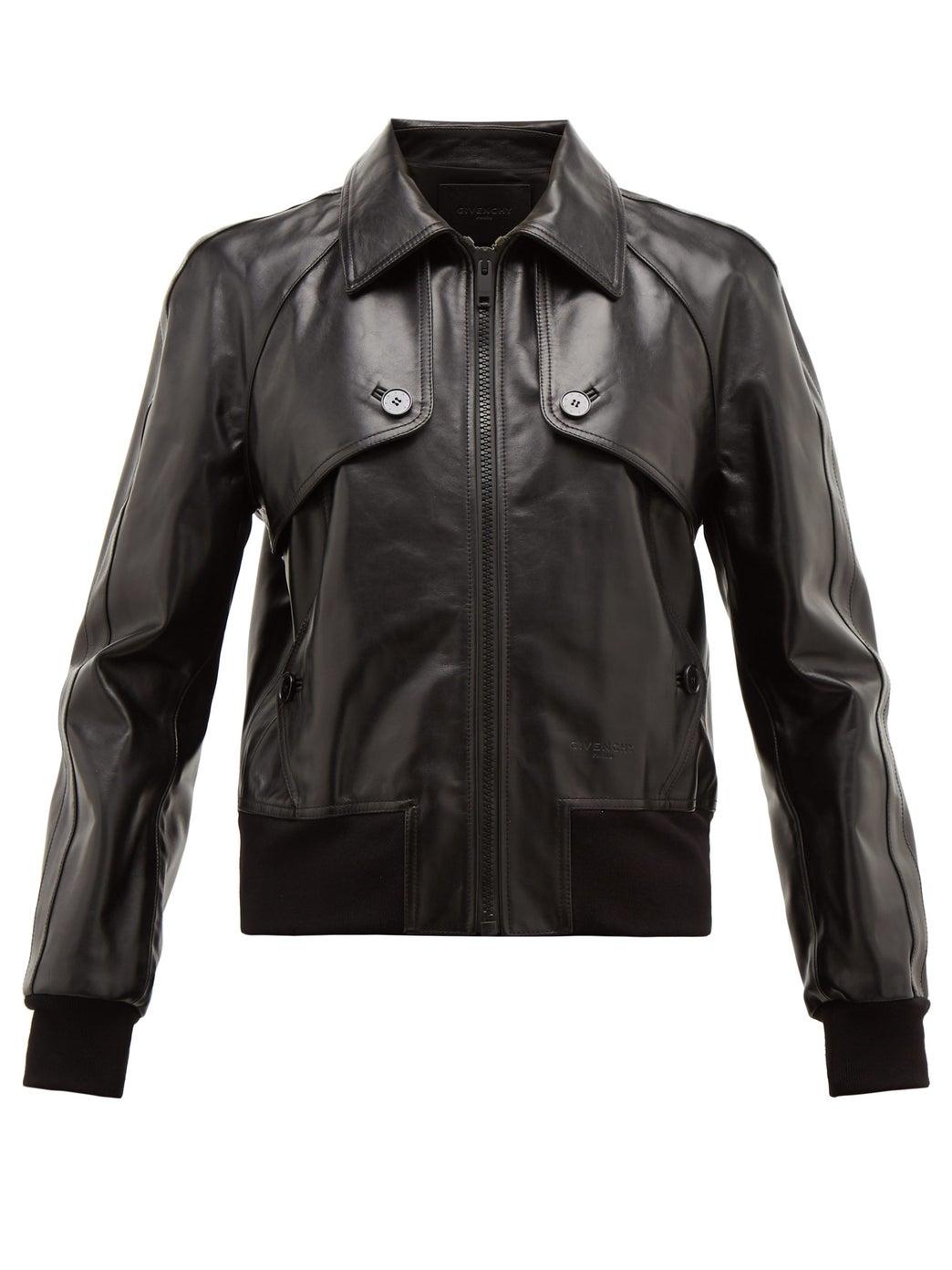 winter essential the leather jacket